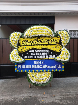 Papan Bunga Duka di Kedaung Kali Angke