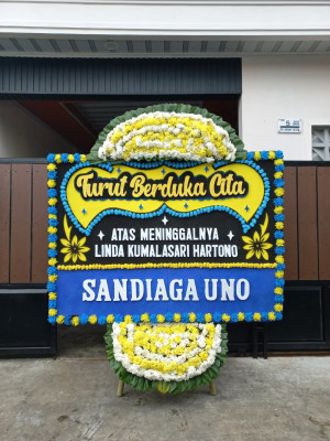 Papan Bunga Duka di Kedaung Kali Angke