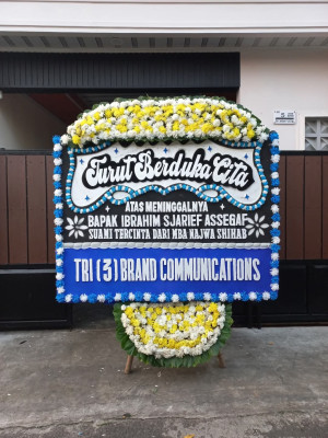 Papan Bunga Duka di Kedaung Kali Angke